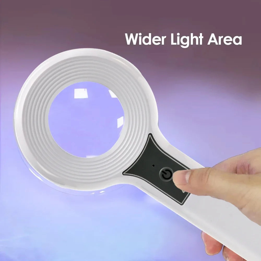 NEW Woods Lamp Skin Analyzer Portable Facial Salon Beauty Analyzer UV Lamp Wood Dermatology for Analyzing Testing Examination