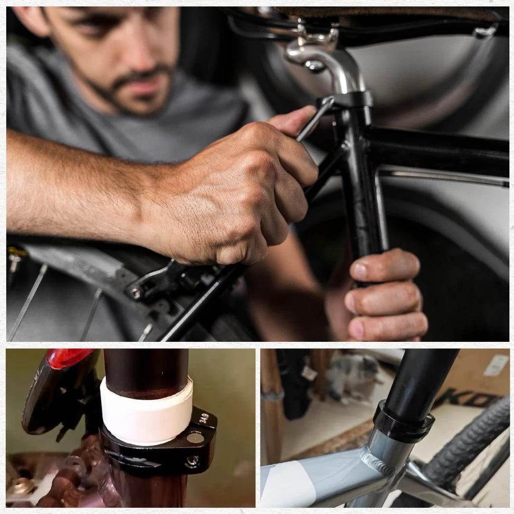 Cycles Bike Tube Clip Saddle Fixed Bicycle Accessories Aluminum Alloy 28.6/31.8/34.9mm Bike Parts Seatposts Clamp