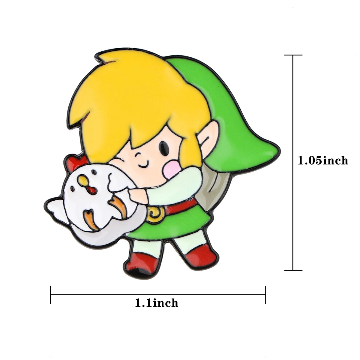 Link Enamel Pins Anime Games Lapel Pin Brooches for Backpack Collection Manga Badges Jewelry Accessories