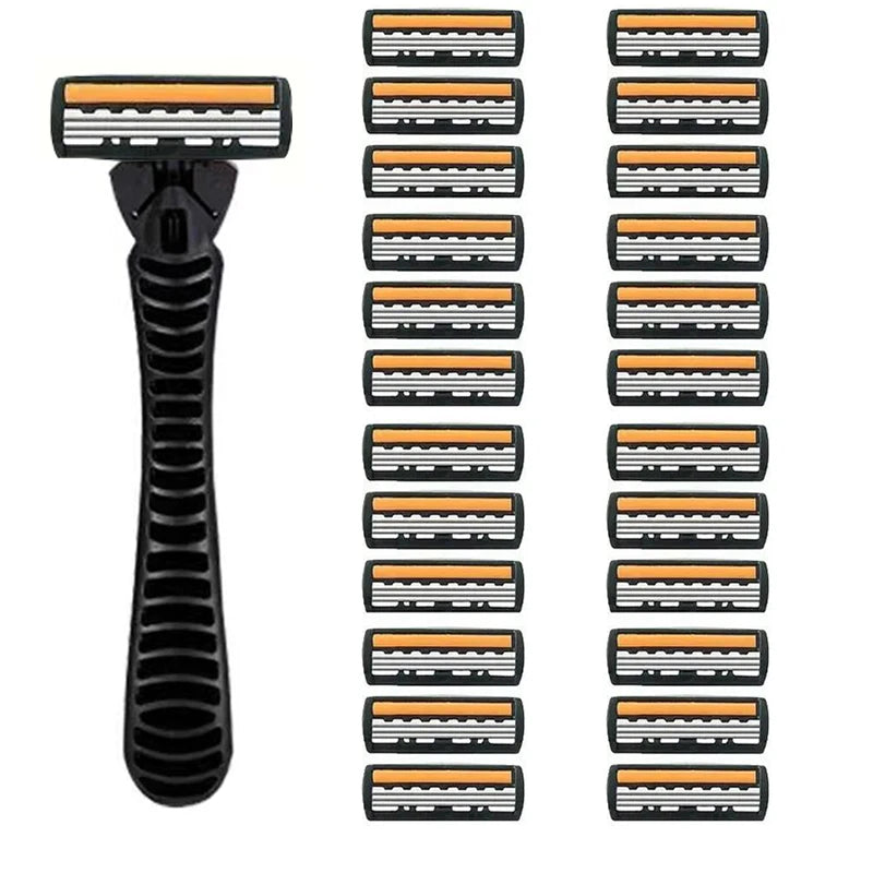 Shaver Brand New Design Men Razor Shaving Two Layer Shaver Reusable Razor Imported Blade Multi Tool Head Change