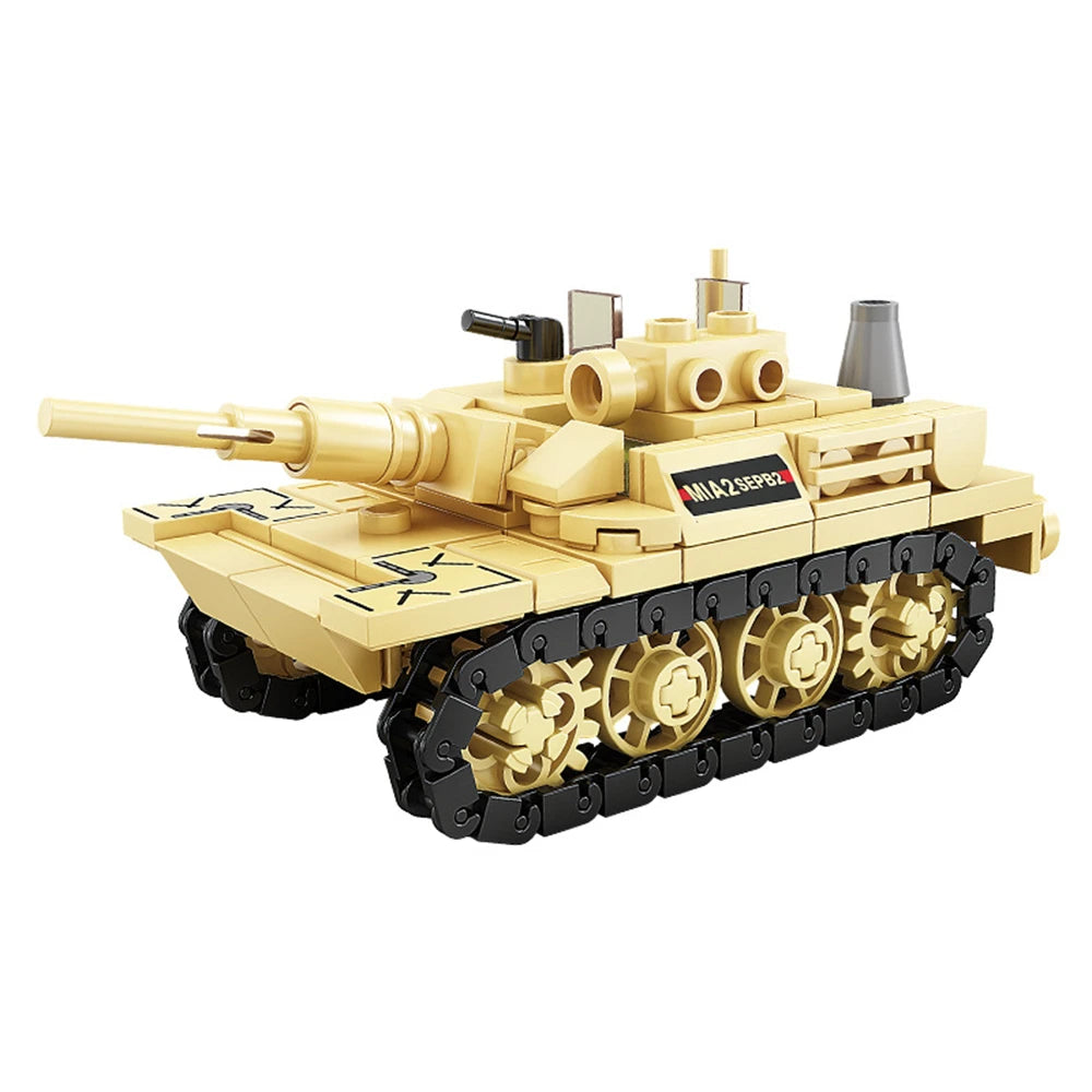 World War 2 WW2 Army Military Soldiers SAWT Soldiers The King Tiger Heavy Tank DIY Model Building Blocks Bricks Children'S Toys