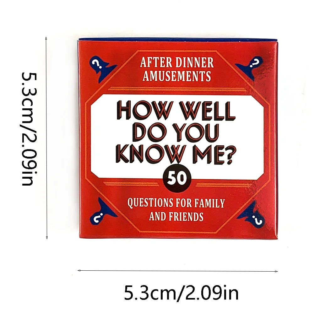 Mini Size Riddle Me This Card Game With 50 Fun Dilemmas (A Conversation Card Game Party Game For Adults And Families)