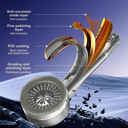 Filtered Supercharged Shower Head Four-speed Adjustment With Water Seal Multi-functional Home Shower Bathroom Accessories