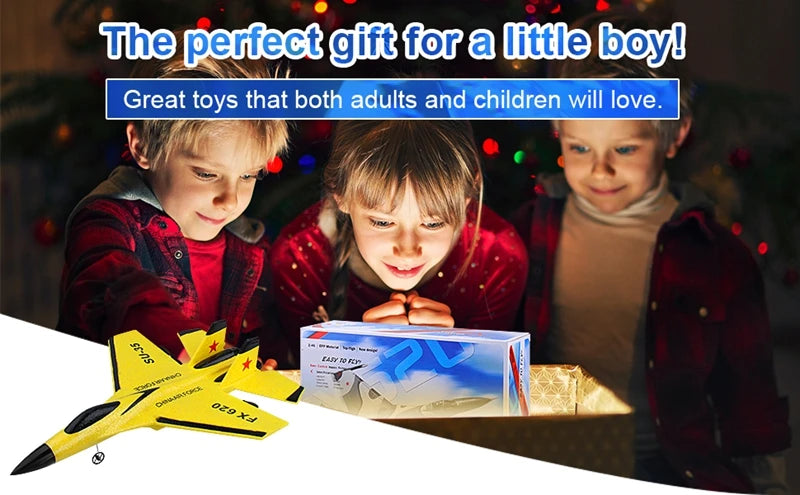 RC Foam Aircraft SU-35 Plane 2.4G Radio Control Glider Remote Control Fighter Plane Glider Airplane Foam Boys Toys for Children
