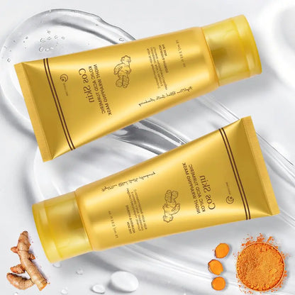 Kojic Acid Turmeric Overnight Wrapping Peel Off Mask Kit Nourish Hydrolyzed Collagen Glowing Skin Refresh Skin Firming Skincare
