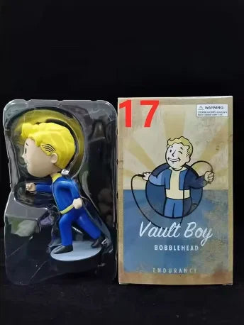 Bobblehead Cute Vault Boy Full Set Anime Action Figure Toys Statue Collection Model Doll  Desktop Ornament Display Toys Gifts