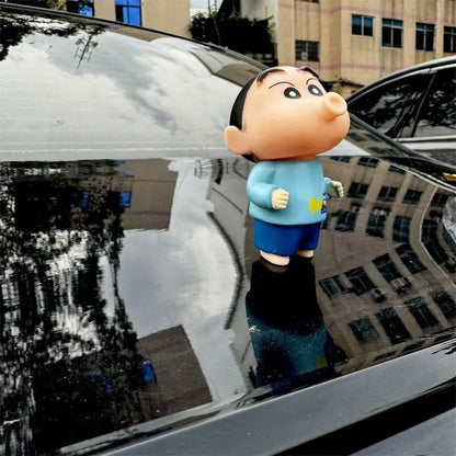 Crayon Shin-Chan Take Bath Zaemon Bare Butt Open Your Eyes Mobile Phone Stand Desktop Figure Ornament Gift Doll Car Decorations