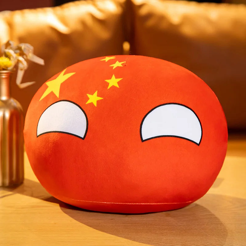 10/30/40cm Polandball Plush Doll Countryball Country Ball Toy Plush Pendant Stuffed Doll Christmas Children Gift