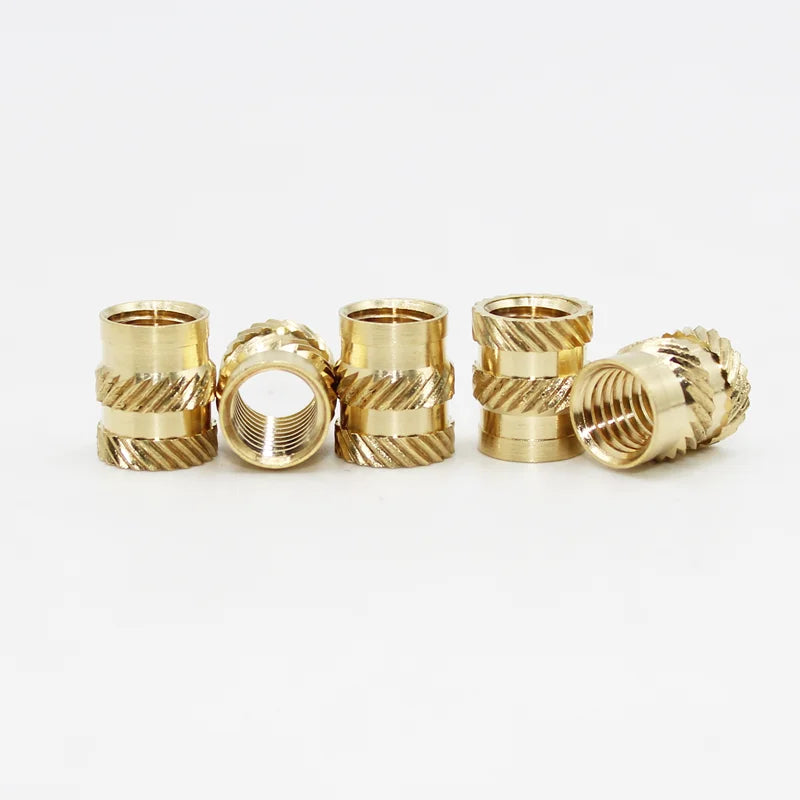M2 M3 M4 M5 M6 Threaded Heat Set Insert Tool for 3D Printing Components Loptop Plastic Part Soldering Iron Tip Brass Knurled Nut
