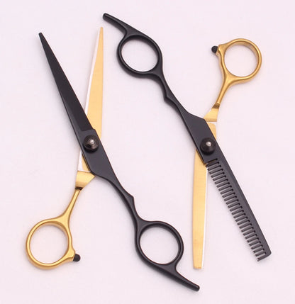 6'' Hair Scissors Professional Cutting Shears Thinning Hairdressing Razors Com Set Salon Barber & Home Japan Steel Dropshipping