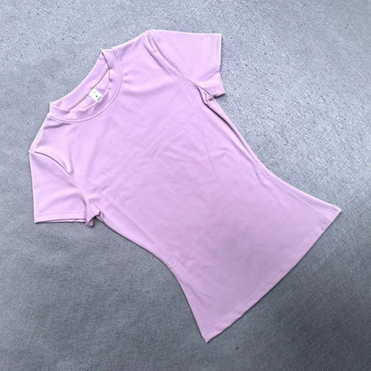 Women Yoga Top Seamless Sport T Shirts Fitness Clothes Short Sleeve Yoga Shirt Gym Top Running Sports Tops Activewear