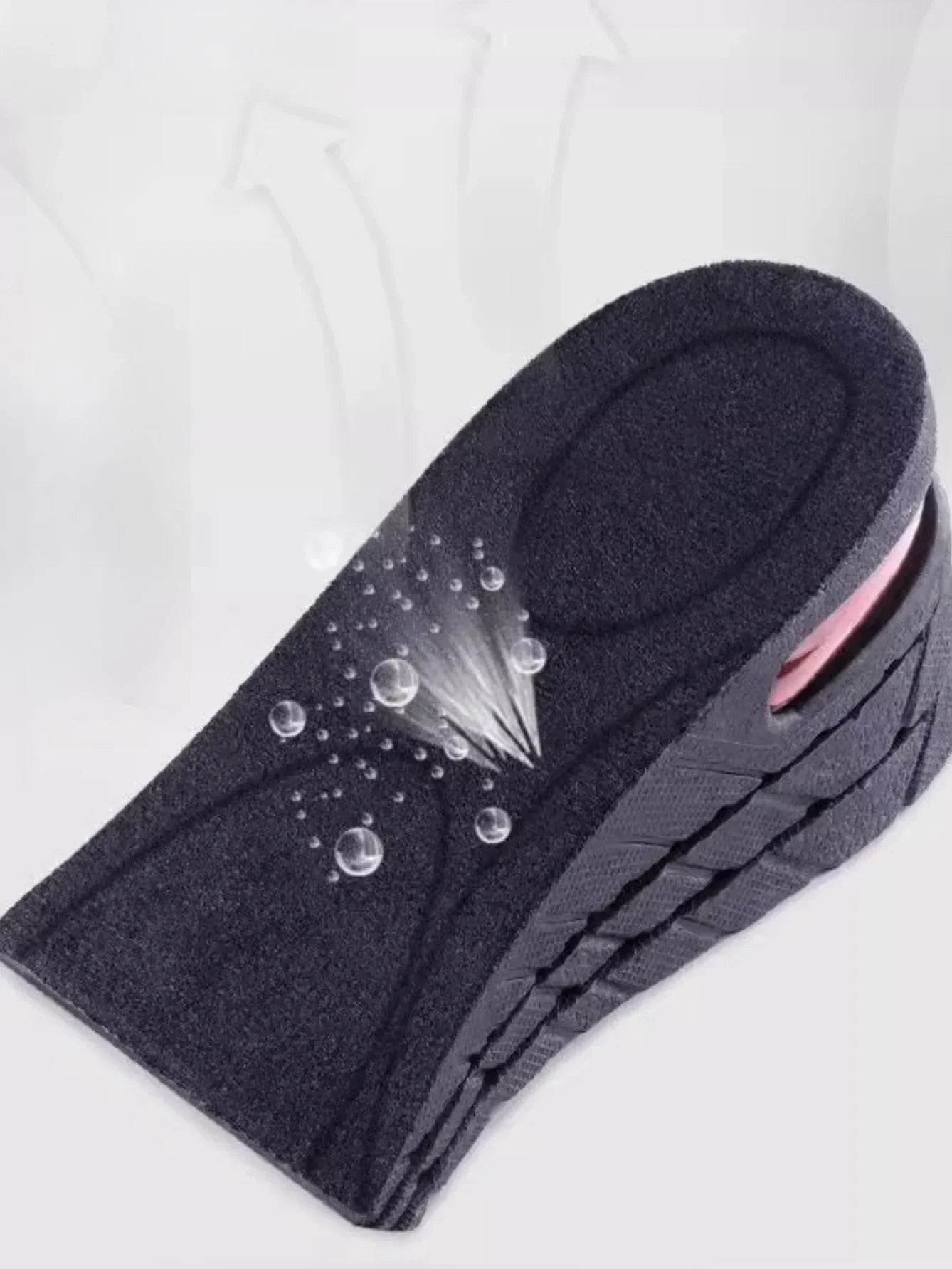 3/4.5/6CM Elevated Insole Summer Mens and Womens One Pair Invisible Inner Elevated Air Cushion Half Cushion for COSPLAY