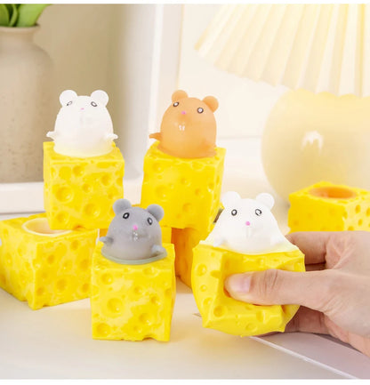 NEW KIDS Squeezing Squirrel Cup Toys Decompression Fidget Antistress Sensory Stress Reliefing Gift For Kids Adults