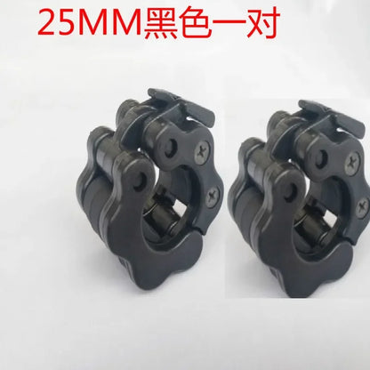 2Pcs 25/50mm Quick Release Barbell Clamps Spin Lock Barbell Collars Weight Bar Clips for Weightlifting and Strength Training