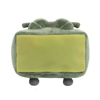 New Clay the Claymore Plush Doll Kawaii Green Square Doll Pillow Accessories Gift Collection Model For Kid Birthday Gifts