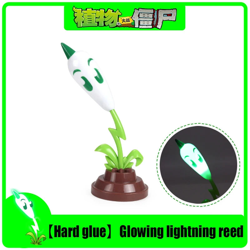 Funny Plants vs. Zombies 2 Hard Glue Peashooter Gatling Pea Shooter Sunflower Action Figure Model Dolls Shooting Toys Kids Gifts