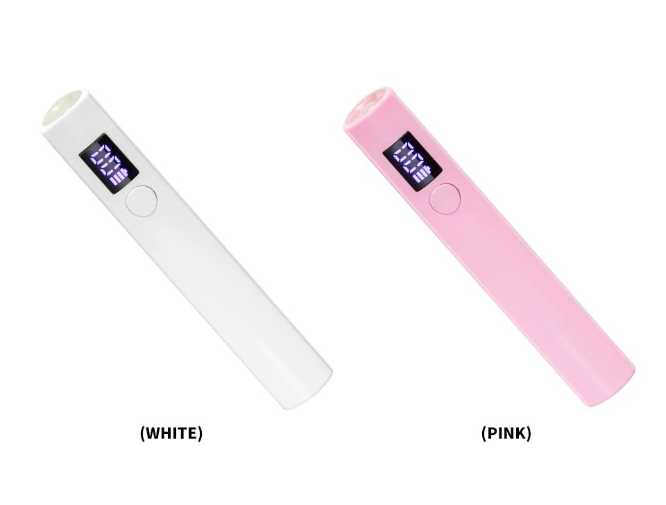 Rechargeable Portable UV LED Nail Lamp - Gel Polish Drying Desk Stand Light Support Base for Nail Art