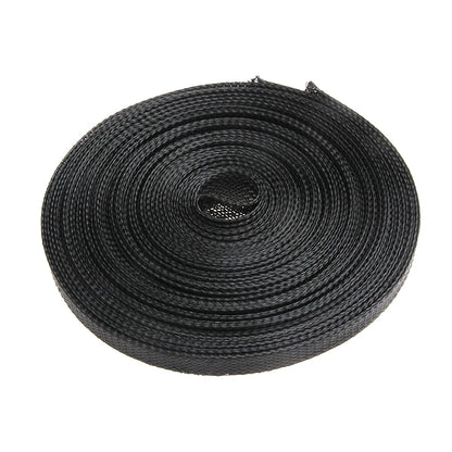 5M Tight PET Expandable Cable Sleeves Wire Gland Cables Protection Ø:4/6/8/10/12/15/20/25mm Insulation Braided Sleeving