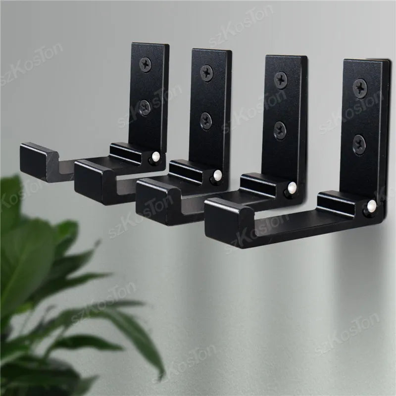 1/5/50pcs Folding Hooks Wall Door Clothes Hooks Aluminum Alloy Rustproof Wall Hanger Clothes Coat Towel Coat Hooks