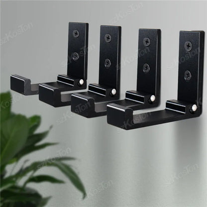 1/5/50pcs Folding Hooks Wall Door Clothes Hooks Aluminum Alloy Rustproof Wall Hanger Clothes Coat Towel Coat Hooks