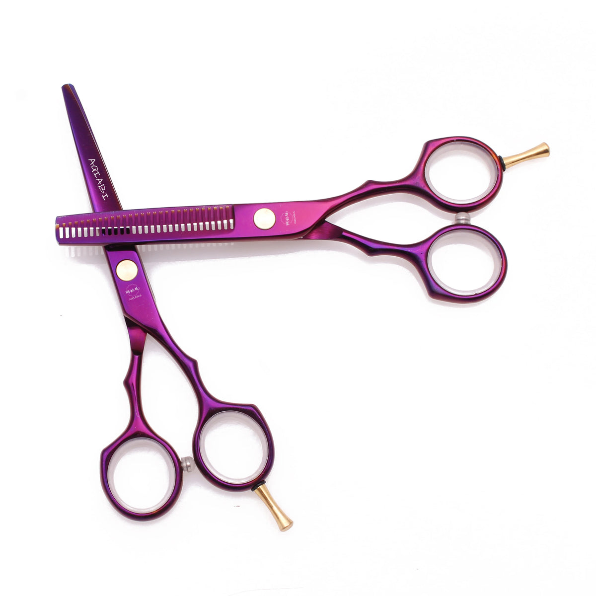 5.5'' Professional Hairdressing Hair Scissors 440C Cutting Shears Thinning Razor Comb Set Salon Barber Home Dropshipping A1104