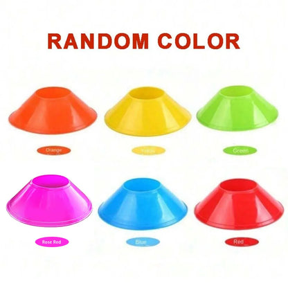 10/20/30pcs Soccer Training Sign Dish Pressure Resistant Cones Marker Discs Bucket Outdoor Basketball Football Training Sports
