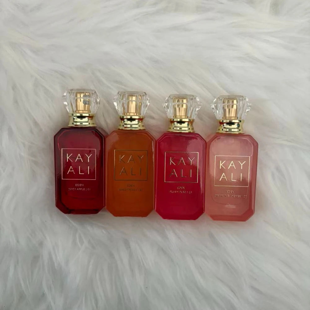 KAYALI Eden Mini Perfume Set 4x10ml Eau De Parfum Fruity Floral Long Lasting Travel Fragrance Collection for Women 40ml