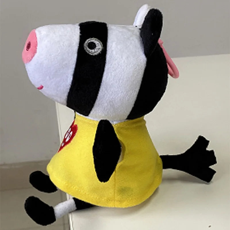Genuine Peppa Pig Plush Pig Kids Toys 19CM Pet Dinosaur Teddy Bear Soft Stuffed Anime Figure Doll Children's Birthday Gifts