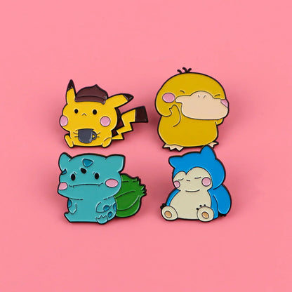 Cartoon Elf Enamel Pin Cute Anime Brooches Woman Backpack Accessories Bags Badge Fashion Lapel Jewelry Friends Gifts