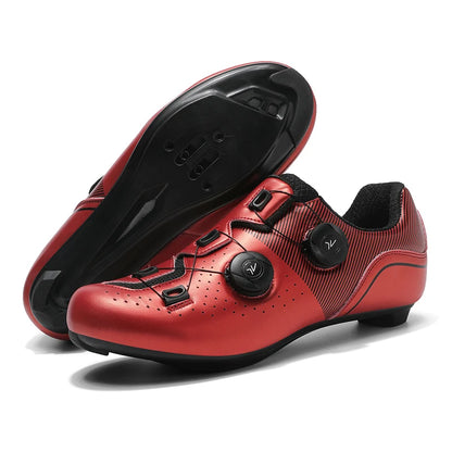 2026 MTB Cycling Sneaker Men A5 Leather Self-Locking Cleat Spd Road Bike Shoes Women Flat Trail Train Mountain Bicycle Shoes