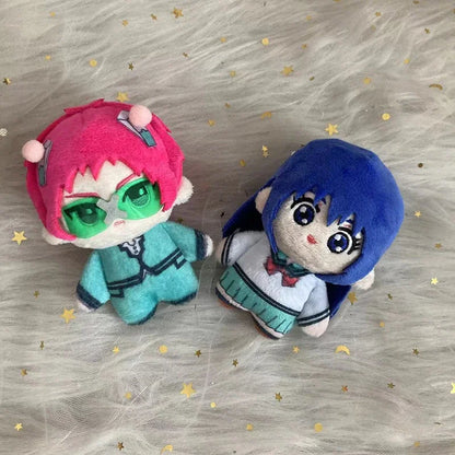 10cm The Disastrous Life of Saiki Kusuo Plush Toys Anime Saiki Kusuo Teruhashi Kokomi Plushie Pendant Stuffed Dolls Xmas Gifts