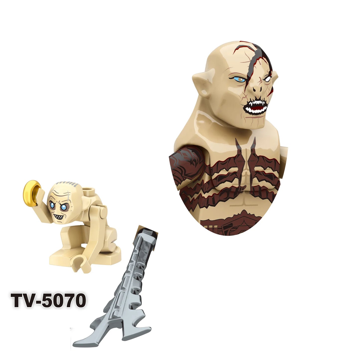 PG517 PG518 PG519 PG520 King Anime Movies Figs Bricks Dolls Mini Action Toy Figura Building Blocks Toys Doll