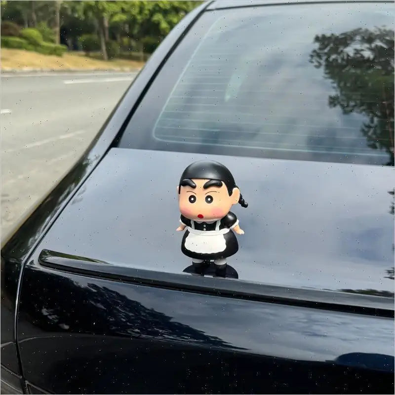 Crayon Shin-Chan Take Bath Zaemon Bare Butt Open Your Eyes Mobile Phone Stand Desktop Figure Ornament Gift Doll Car Decorations