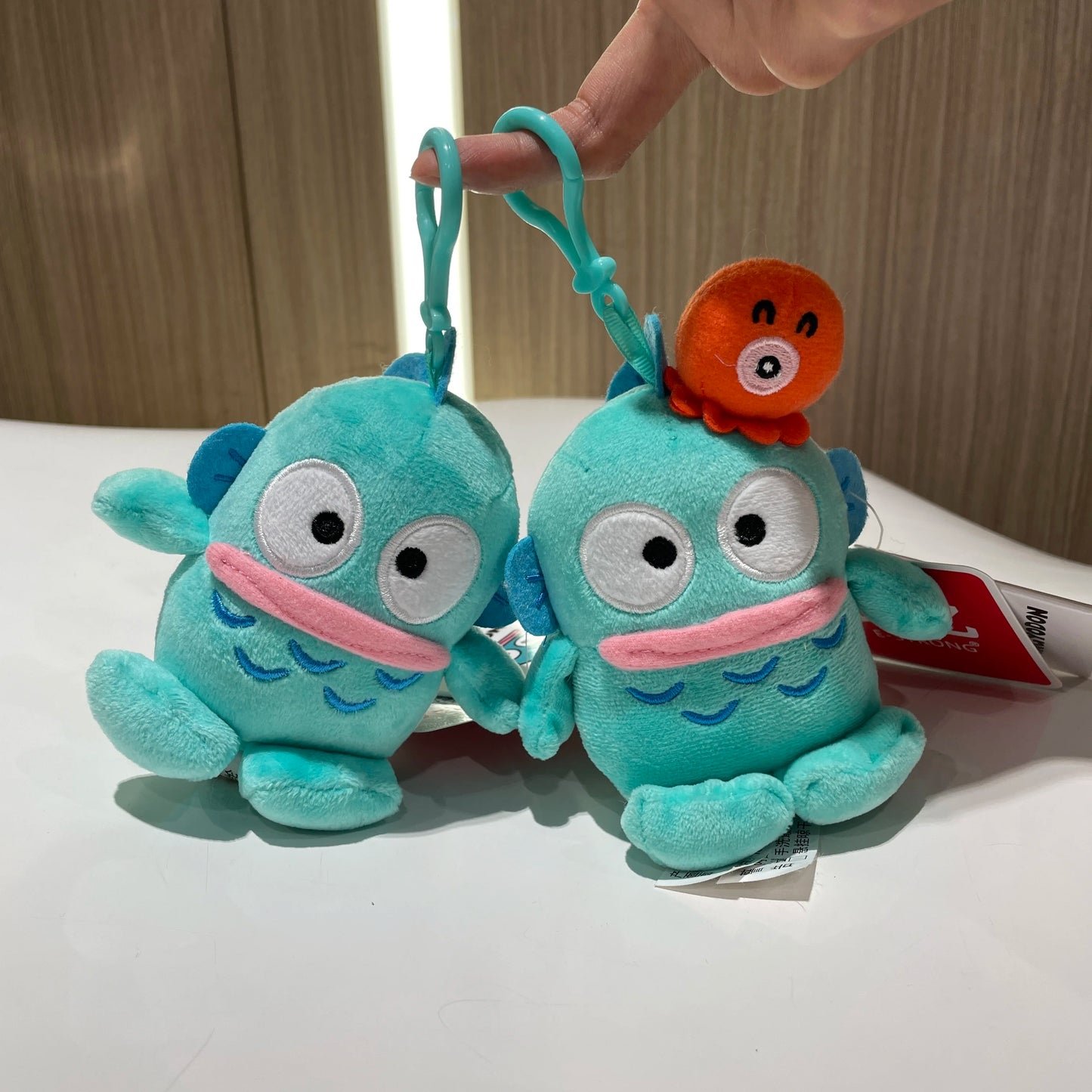 Genuine Sanrio Hangyodon Melody Kuromi Pendant Plush Toys Small Charms Sayuri Model Doll Stuffed Toys Girls Boys Birthday Gifts