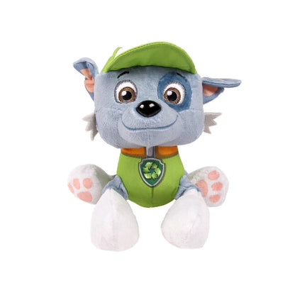 19cm Cartoon Dog Paw Plush Doll Chase Rock Animal Dog Cartoon Model Action Figures Movies Peripherals Children Christmas Gift