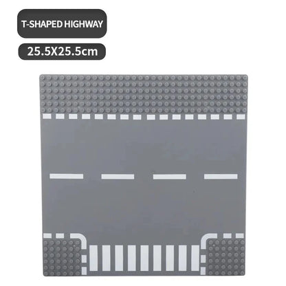 Classic Building Block Base Plate City View Traffic Road Figures Construction Toys Bricks 32Dots Plastic Baseplates Accessories