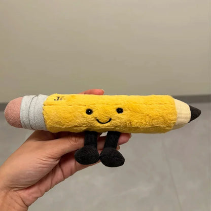 Exquisite Cartoon Plush Toy Stationery Pencil Soft Plush Creative Decorative Ornaments Collection Festival Gifts For Children