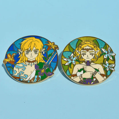 The Legend of Zelda Enamel Pins Anime Zelda Manga Brooches for Women Men Lapel Pins Badges on Backpack Clothes Accessories Gifts