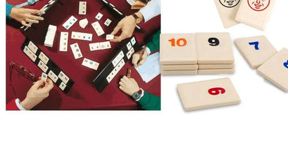 M/L/XL Digital Game Set, Travel Rummy, Mahjong, Rummybrix, Number Game Cards - Adult Leisure Party Board Game Travel Game