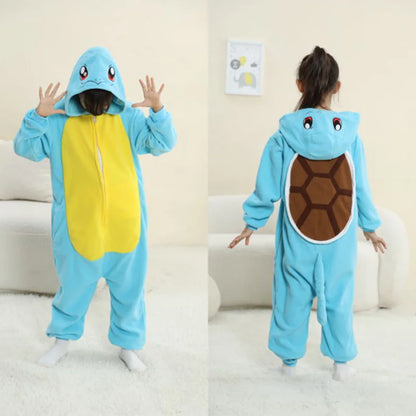 Pokemon Costumes Boys Girls Onesie Anime Kigurumis Charizard Outfit Carnival Halloween Jumpsuit Cute Pajama Party Suit