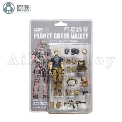 Ou Ying Studio 1/18 Planet Green Valley PGV 3.75inch Action Figure Girls War EFSA Female Figures Anime Model