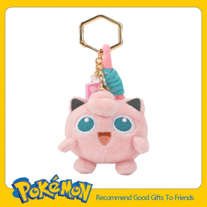 Pokemon Jigglypuff Bulbasaur Gengar Togepi Mimikyu Mew Kawaii Plush Stuffed Toy Keychain Backpack Pendant Keyring Birthday Gifts