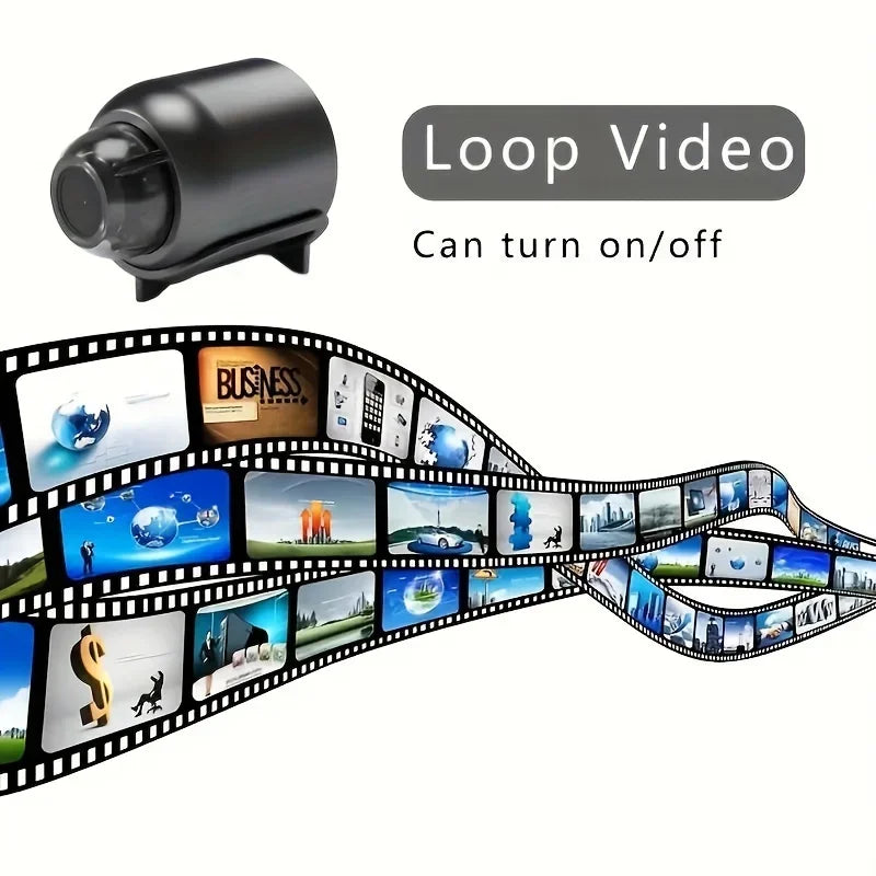 1080P HD Mini WiFi Camera Indoor Safety Security Surveillance Baby Monitor Night Vision Camcorder IP Cam Audio Video Recorder