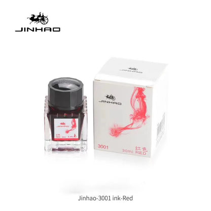 JINHAO 30ml Fountain Pen Ink Non-carbon Cartridge Refill Glass Bottled Fountain Pen Ink Stationery Office School Supplies