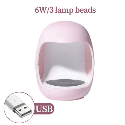 LULAA 54W USB Cabin UV LED Nail Gel Led Lamp for Nails Accessories Professional Material Nail Drying Lamp for All Manicure