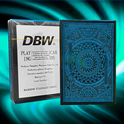 Blue Phantom Playing Cards High-end Frosted Plastic PVC Waterproof Deck of Cards Environmentally Poker for Recreation Collection
