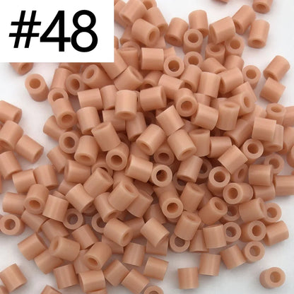 5mm 1000PCS  Black white gray blue green purple Hama Beads for Kids Iron Fuse Beads diy Puzzles Pixel Art Gift Children Toy