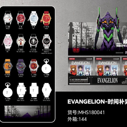 Original Boxfun Eva Evangelion The Final Mission Series Wrist Watch Blind Box Asuka Anime Peripheral Ornament Collection Gift