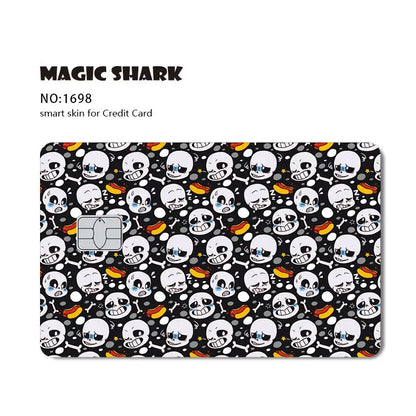 100% New Arrival Conch Money Bow Anime Speend or Save Meme Credit Card Film Debit Card Sticker Skin