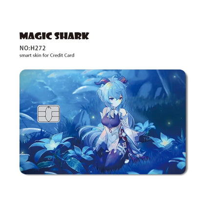 2025 New Cute Holographic Mouse Cat No Fade Laser Reflective Front Skin Cover Skin Sticker for Credit Card Debit Bank Card